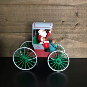 Vintage Hallmark Santa Ornament